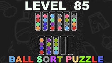 Ball Sort Puzzle | Level 85 solved | no extra tube