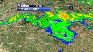 2am PinPoint Radar Update, Friday 7/18/14