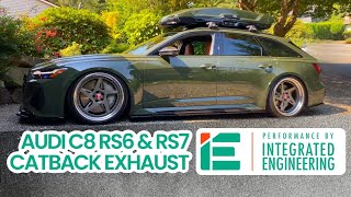 Audi RS6 Catback Exhaust INSTALL - Integrated Engineering