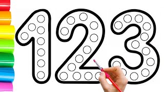 How to Draw Basic Numbers For Children?