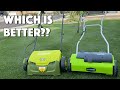 SunJoe vs Greenworks Electric Dethatchers - FULL COMPARISON