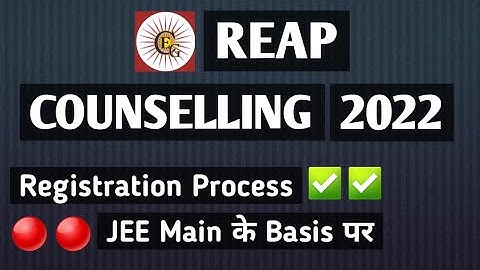 REAP Counselling 2022 Official Update 😮😮 | Rajasthan Counselling 2022