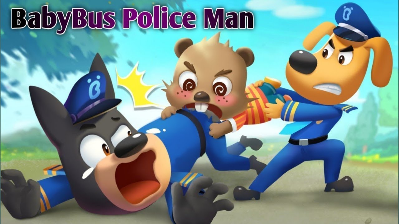 babybus police car babybus cartoon baby bus song babybus hindi