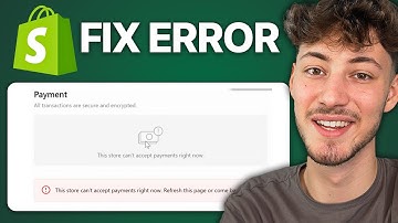 Hoe u de Shopify-fout 