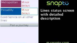 Snaptu Trasport for London Tube Status and Journey Planner screenshot 5