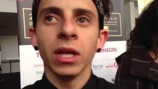 Celebrity Kings of Summer. DIFF 2013. Red carpet interview with Moises Arias Profile