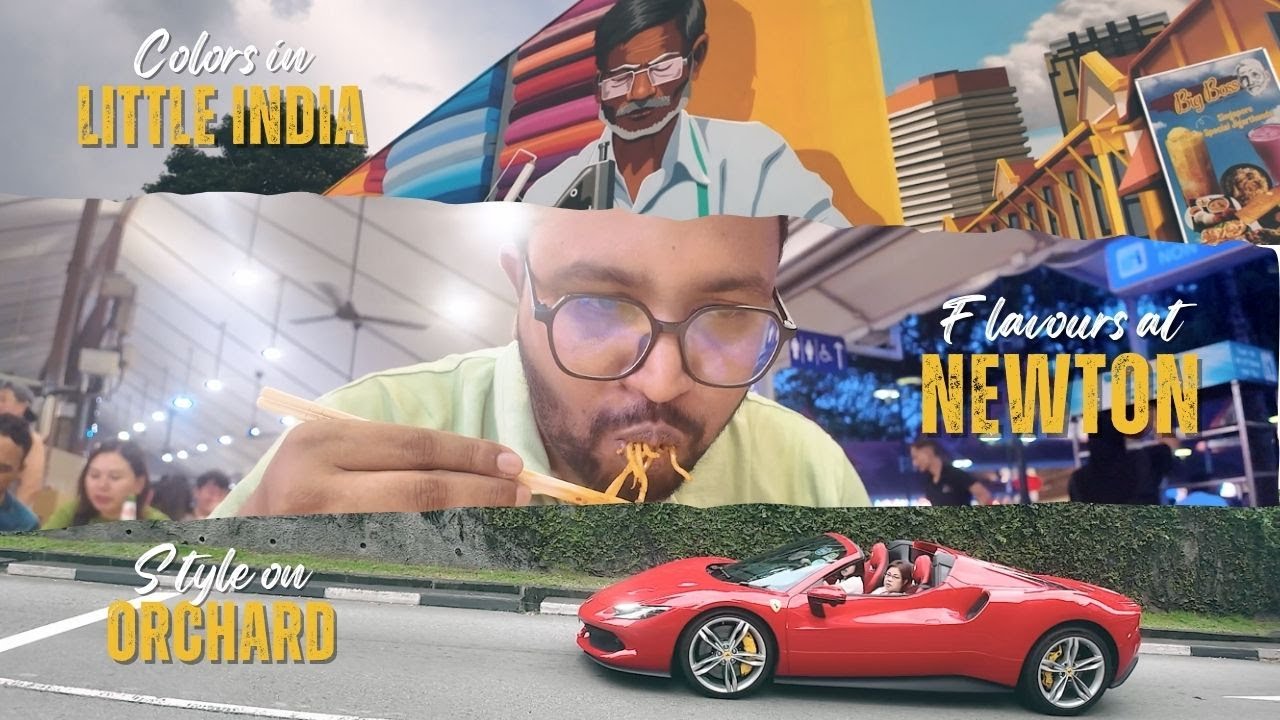Singapore served  it all! | Little India | Orchard Road | Newton Food Corner | Travel vlog | Day-3