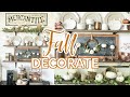 DECORATE FOR FALL WITH ME | FALL COFFEE STATION DECOR | FARMHOUSE FALL DECORATING IDEAS