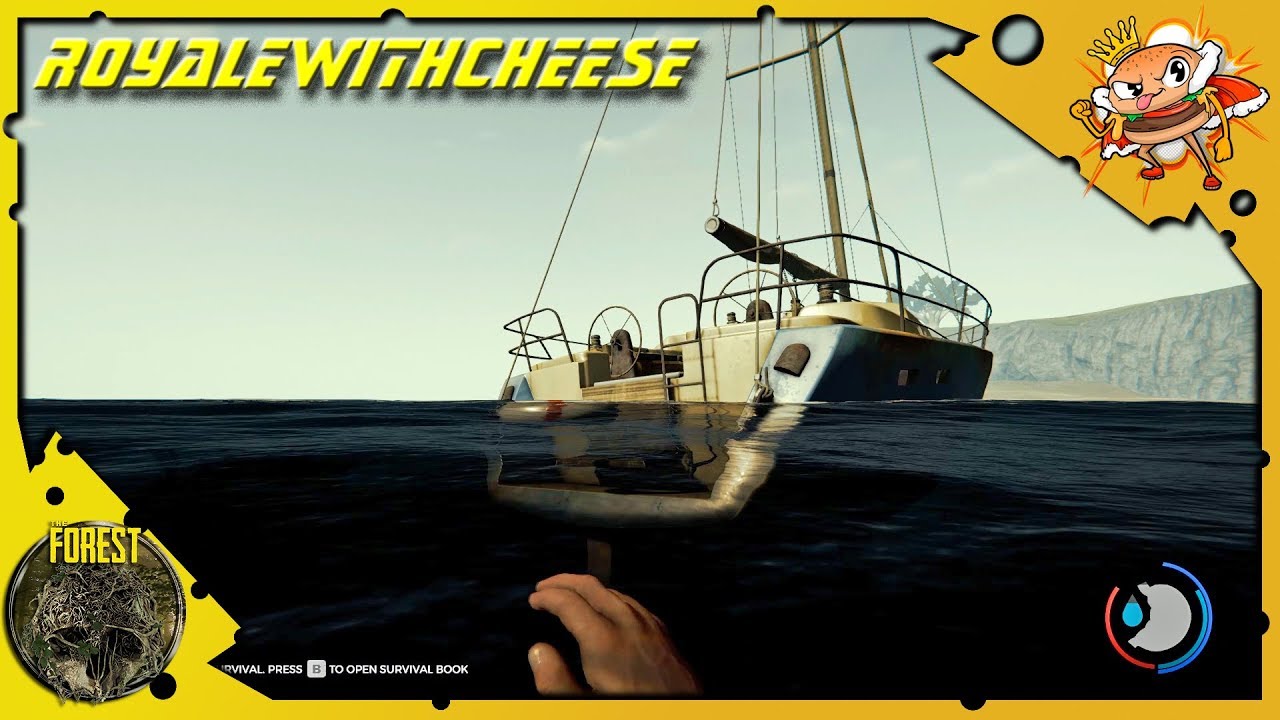 Exploring The Yacht, Building A House Boat And Finding A Cave - Phleese Takes On The Forest [EP 7]