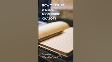 Best Way To Write A Blog With This AI | Prompt in Desc #shortvideo #youtubeshorts #shorts #short #AI