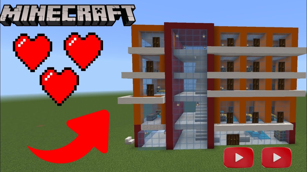 How to built a Modern Hotel In Minecraft Tutorial. By Easy Method ...