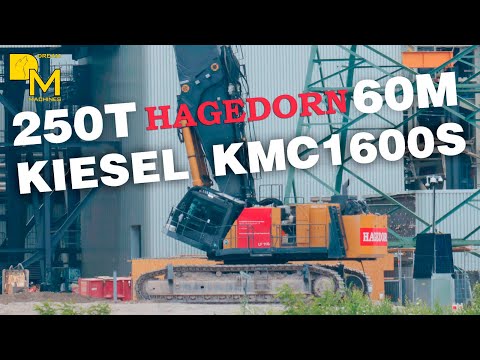 HITACHI KMC1600S 250T Bagger Gigant  🚧 Abbruchbagger zerlegt ganzes Kohlekraftwerk 💪⚠️