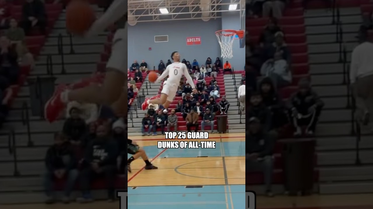 Top 25 CRAZIEST Guard Dunks of All-Time 👀