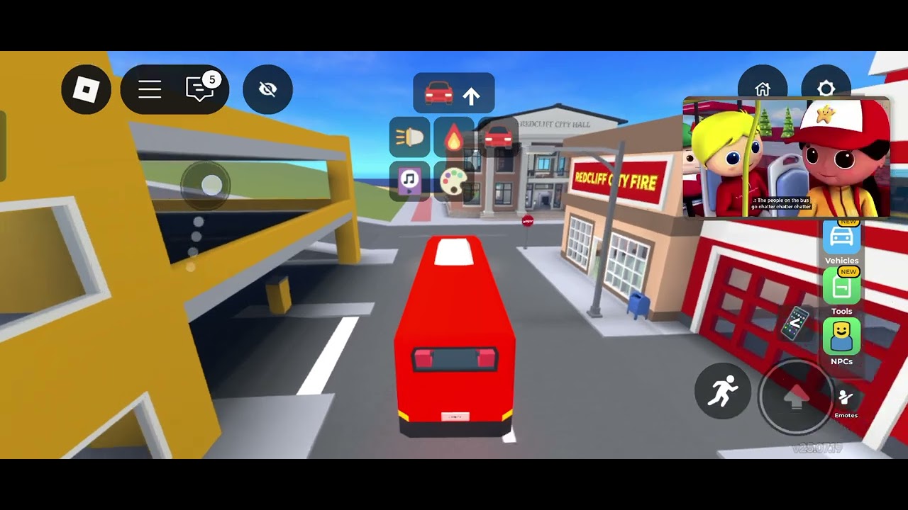 Wheels on the bus part-2 roblox