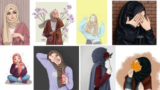 Hijab cartoon girl picture/hijab cartoon dpz/hijab cartoon dp/hijab cartoon profile picture/hijab dp screenshot 1