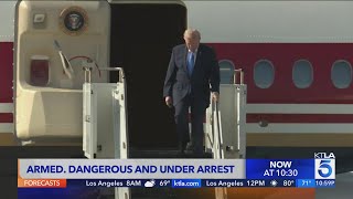 Armed man arrested at SoCal golf resort ahead of Trump's visit