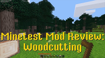 Minetest Mod Review: Woodcutting