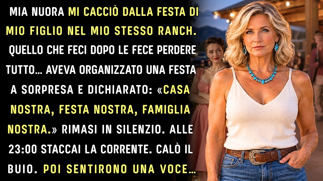 Avevo appena messo piede in cucina quando sentii quelle parole, pronunciate con la stessa leggerezza con cui si offre un bicchiere d'acqua. "Puoi stare fuori, Joselyn. Stanotte gli ospiti li...