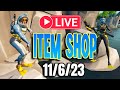 Fortnite *ACTUAL* Live Item Shop Review: 11/06/23