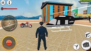 Police Stickman Rope Hero Vice Town - Attacking Army Base #5 Android Gameplay screenshot 2