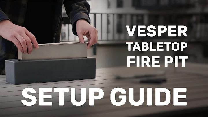 Vesper Tabletop Fire Pit Instructions