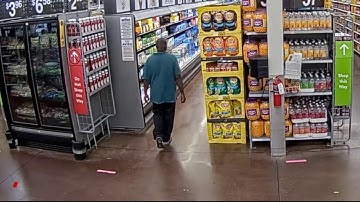 Robbery by threat at the Walmart | Security camera services