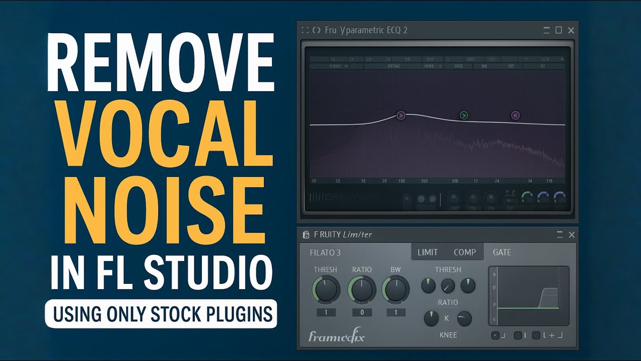 "Remove Vocals Background Noise in FL Studio Using Only Stock Plugins (No External VSTs!)"