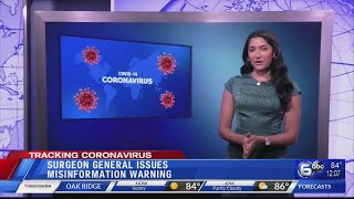 US Surgeon General issues misinformation warning