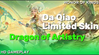 Da Qiao, Honor of Kings Roaming. Sun Ce's Wife. Dragon of Artistry. Limited Skin Year of Dragon.