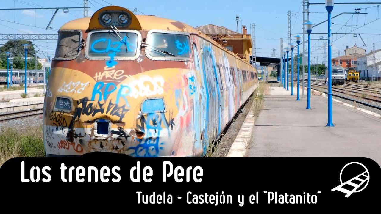 El tren de Barcelona a Tudela y Castejón de Ebro y el Platanito