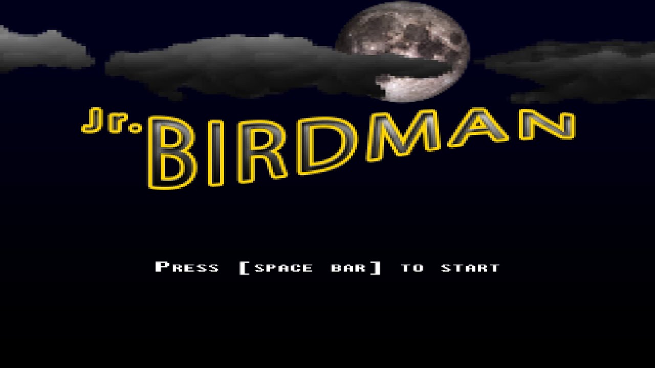 Jr. Birdman Title screen and Level 1 test YouTube