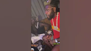 Seyi Vibez And Burna Boy Having Fun Last Night 
