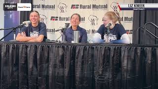 (3) Waupaca Comets v (2) Grafton Black Hawks | 2025 WIAA State Volleyball Semifinal | Zaleski Sports