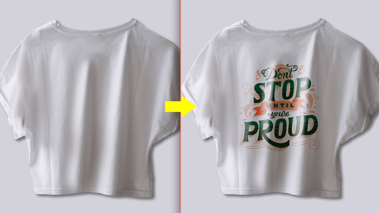 Place Logo on T-shirt - Photoshop Tutorial Place Logo on T-shirt - Photoshop Tutorial