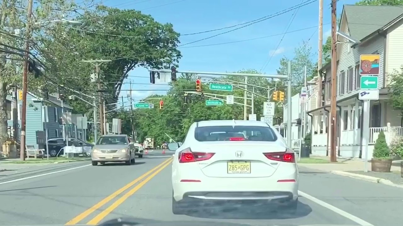 Driving across the Raritan Valley Princeton, NJ to Rahway, NJ via State Route 27 (King’s