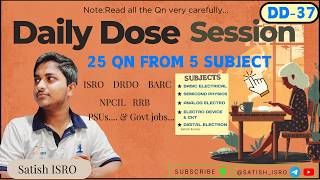 🔥 Daily Dose Session | Electronics Practice ⚡📚