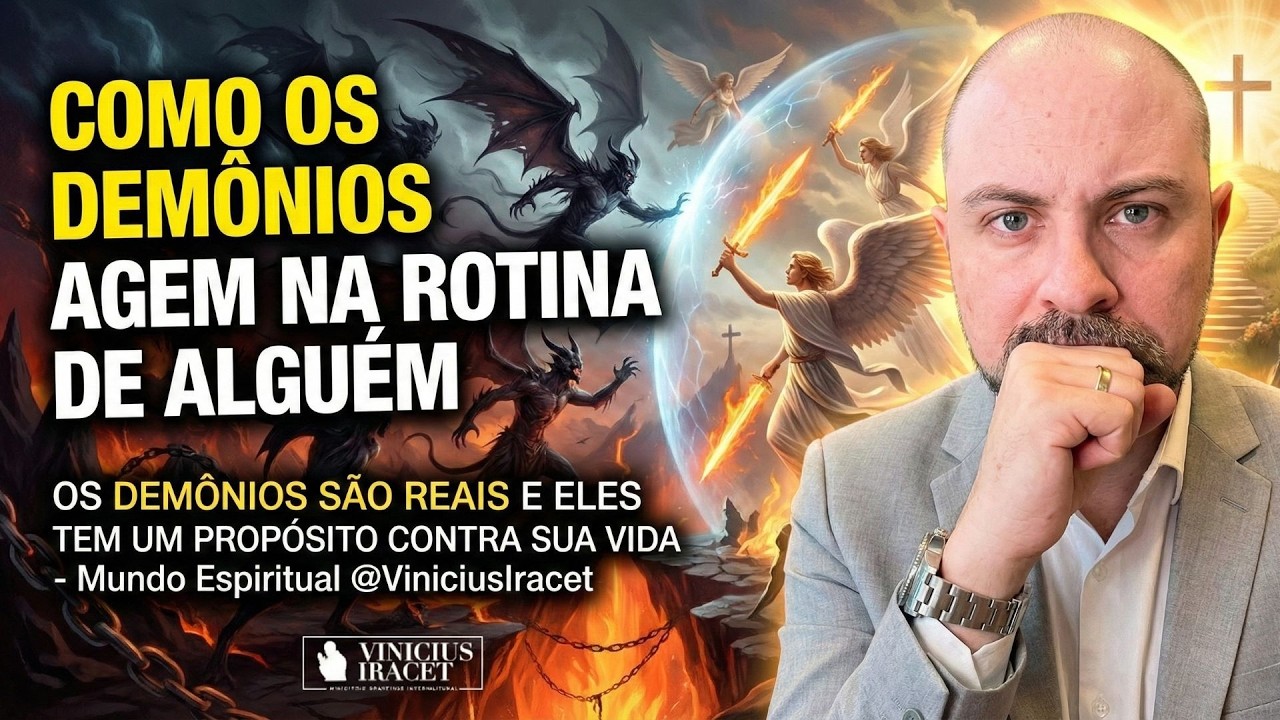 OS DEMÔNIOS SÃO REAIS E ELES TEM UM PROPÓSITO CONTRA SUA VIDA - Mundo Espiritual - ViniciusIracet ​