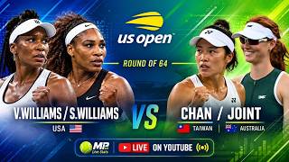 [🔴LIVE] Williams/Williams vs Chan/Joint | Round of 64 | US Open 2026 Live Score & Match Stats