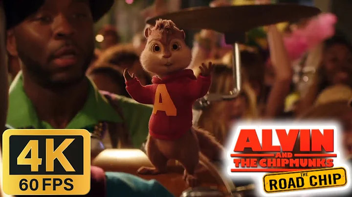 Alvin and the Chipmunks: The Road Chip (2015) - Uptown Funk [4K/60FPS]