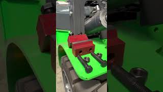 Equip a 3.5-ton lithium battery forklift with a 3-ton jib crane! #forklift #automobile #crane #