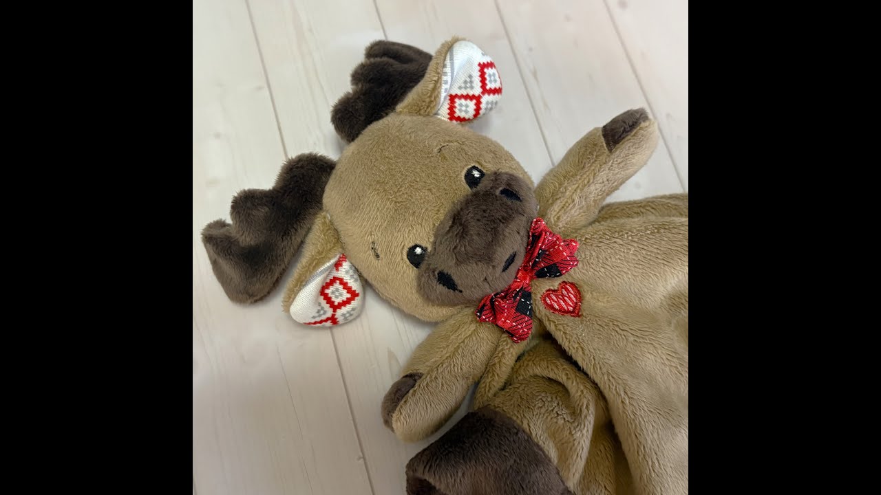 Finishing Moose Lovey Blanket