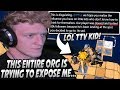 Tfue SCREAMS At ORG & Their PLAYERS After They Try To EXPOSE Him For Ruining Their Streams & LIVES!