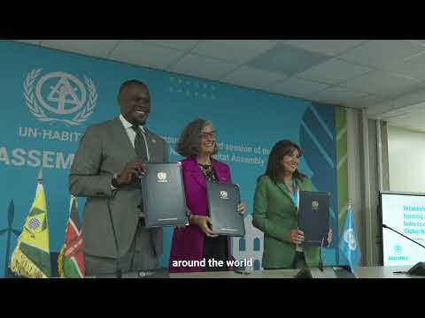 Day 1 highlights from the United Nations Habitat Assembly