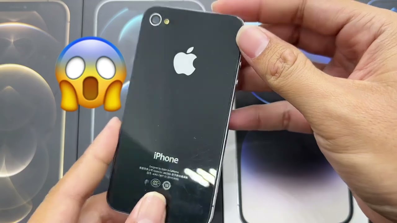 Unboxing iPhone 4 NO SIM card slots Super Rare 
