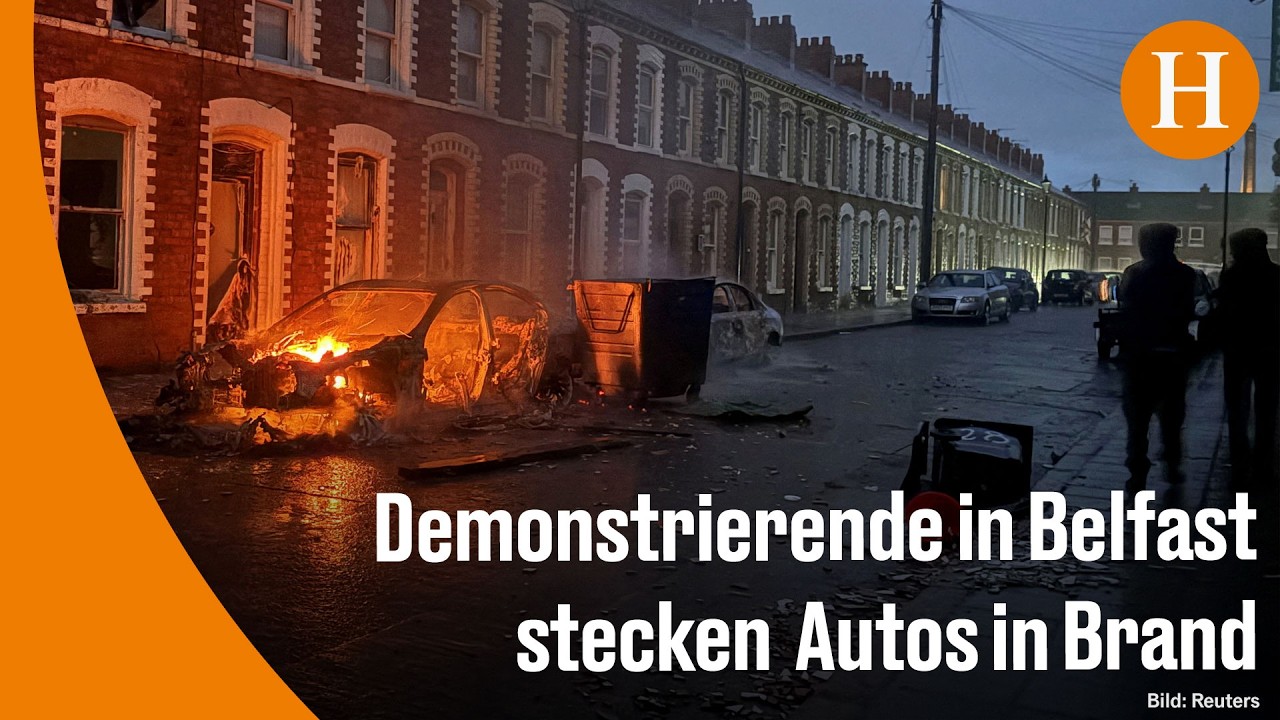 Ausschreitungen nach Messerangriff in Nordirland