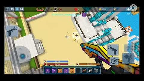 full gameplay solo waterworld || build and shoot || blockman go