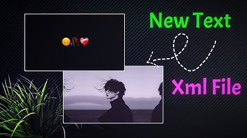 New Vairal tending Sad Voice !! Text xml File !! in alight motion !! Black Screen Lyrics Xml file !😅