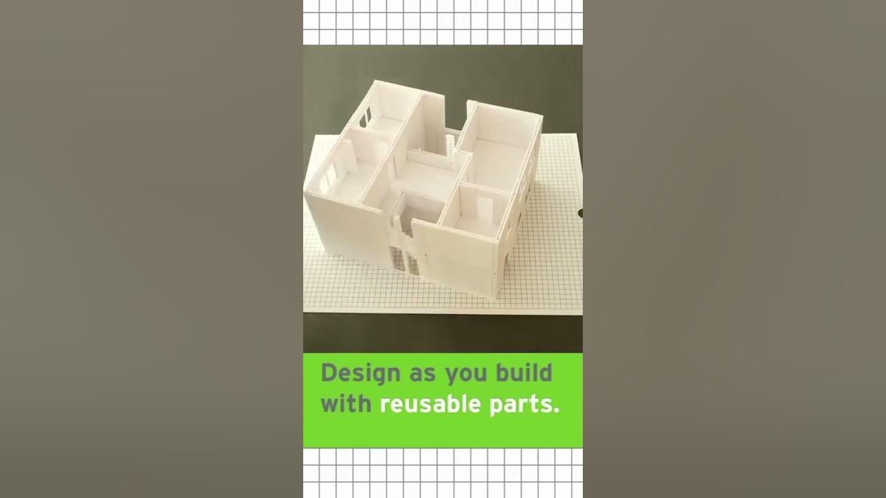 SNAPHOUSE® ARCHITECTURAL SCALE MODEL BUILDING KIT 3 YouTube