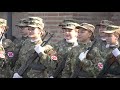 Ceremonia de depunere a Jurământului Militar de către studenții anului I - Medicină Militară