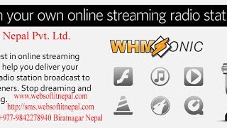 Bulk Sms And Online Radio Streaming In Websoft It Nepal